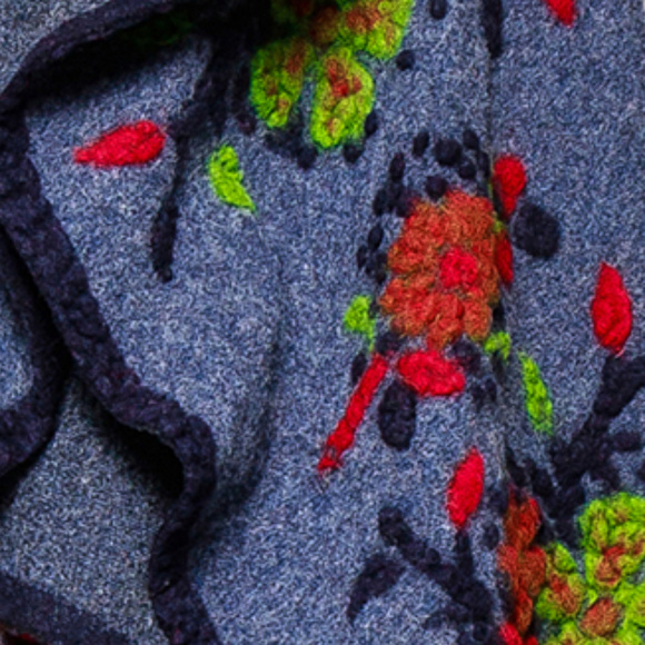 Incredible Embroidery Shawl Collar Vest ♥ Italy - Picture 6 of 8